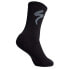 SPECIALIZED Merino Midweight Tall Logo Sock Blk S long socks