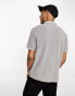 Calvin Klein textured two tone polo in grey