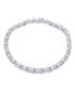 ფოტო #2 პროდუქტის Jewelry 15CT CZ 7x5mm Oval Solitaire Tennis Bracelet For Women Cubic Zirconia 7.5 Inch