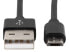 Фото #1 товара Ansmann 1700-0077, 0.2 m, USB A, Micro-USB B, USB 2.0, 480 Mbit/s, Black