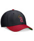 ფოტო #3 პროდუქტის Men's Navy/Red California Angels Cooperstown Collection Rewind Swooshflex Performance Hat