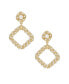 18K Gold Imitation Pearl Knocker Women's Earrings