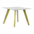 Фото #1 товара Вспомогательный стол DKD Home Decor Керамика Позолоченный Металл Белый современный (60 x 60 x 48 cm)