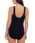 Фото #2 товара Women's Printed High-Neck One-Piece Swimsuit, Created for Macy's