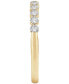 ფოტო #4 პროდუქტის Diamond Band (1/2 ct. t.w.) in 14k White or Yellow Gold