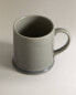 Glazed stoneware mug