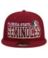 Фото #3 товара Men's Garnet Florida State Seminoles Game Day 9fifty Snapback Hat