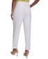 ფოტო #2 პროდუქტის Women's Linen-Blend Cuffed Ankle Pants