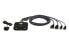 ATEN 2-Port USB FHD HDMI Cable KVM Switch - 1920 x 1200 pixels - Full HD - 1.518 W - Black