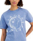 Фото #3 товара Juniors' Cotton Zodiac Graphic-Print T-Shirt