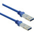 Renkforce RF-4369446 - 1 m - USB A - USB A - USB 3.2 Gen 1 (3.1 Gen 1) - 5000 Mbit/s - Blue