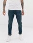 Фото #1 товара ASOS DESIGN stretch slim jeans in vintage dark wash blue