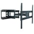 VALUE Solid Articulating Wall Mount TV Holder - 200 x 200 mm - 600 x 400 mm - -20 - 10° - -60 - 60° - Steel - Black