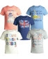ფოტო #1 პროდუქტის 5 Pack Graphic T-Shirts Toddler|Child Boys