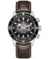 ფოტო #2 პროდუქტის Men's Swiss Automatic Chronograph Captain Cook Stainless Steel Bracelet Watch 43mm