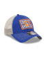 ფოტო #3 პროდუქტის Men's Royal and Natural Denver Broncos Historic Logo Devoted Trucker 9TWENTY Snapback Hat