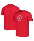 Men's Scarlet San Francisco 49ers Hybrid T-shirt