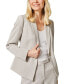 Petite Crepe One-Button Jacket