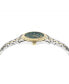 ფოტო #2 პროდუქტის Women's Swiss Greca Time Two Tone Stainless Steel Bracelet Watch 35mm