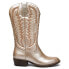Фото #1 товара COCONUTS by Matisse Lasso Round Toe Cowboy Womens Gold Casual Boots LASSO-740