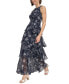 ფოტო #5 პროდუქტის Women's Tiered Chiffon Maxi Dress