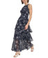 Women's Tiered Chiffon Maxi Dress