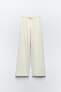 Faded-effect plush jogger trousers