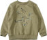 Sweatshirt mit Drachen-Stickerei, grün,, Gr. 116, 1 St