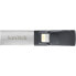 Фото #7 товара SanDisk iXpand - 64 GB - USB Type-A / Lightning - 3.2 Gen 1 (3.1 Gen 1) - Other - 5.4 g - Black - Silver