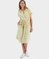 Фото #1 товара Women's Printed Cotton Gauze Shirtdress, Created for Macy's