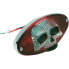 DRAG SPECIALTIES Cat Eye Skull Rear Light Red / Clear - фото #1