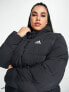 adidas Outdoor plus Helionic jacket in black