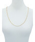 Фото #3 товара Vince Camuto gold-Tone Paper Clip Chain Link Necklace