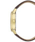 ფოტო #6 პროდუქტის Eco-Drive Men's Corso Brown Leather Strap Watch 40mm