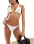 Фото #4 товара 4th & Reckless antibes tie side bikini bottom in white