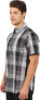 Columbia 241327 Mens Hyco Creek Short Sleeve Button-Up Shirt Black Size Small