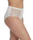 Women's Lacy High Rise Brief Panty