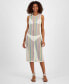 ფოტო #1 პროდუქტის Women's Open Knit Sleeveless Cover Up Dress, Created for Macy's