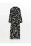 Фото #3 товара Платье женское LC WAIKIKI Classic с цветочным узором и воротником в виде рубашки