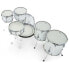 Gretsch Drums US Custom Rock Set White Glass