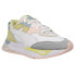 Фото #2 товара Puma Mirage Sport Pastel Lace Up Womens Green, Grey, Pink, White Sneakers Casua