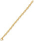 Polished U Link Chain Bracelet in 18k Gold-Plated Sterling Silver