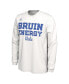 Фото #3 товара Men's and Women's White UCLA Bruins 2024 On-Court Bench Energy Long Sleeve T-shirt
