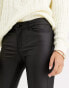 Фото #3 товара Vero Moda coated skinny jeans in black