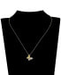 ფოტო #2 პროდუქტის Cubic Zirconia Butterfly Shaker Pendant Necklace