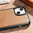 Фото #15 товара Etui pokryte naturalną skórą do iPhone 14 Leather Oil Wax jasny brąz