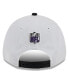 Фото #4 товара Men's White, Black Baltimore Ravens 2023 Sideline 9FORTY Adjustable Hat