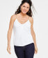Women's Solid Sleeveless Chain Top, Created for Macy's