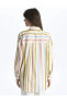 AYMİRA STORE TARFINDAN GÖNDERİLECEKTİR !! Modest Desenli Uzun Kollu Oversize Kadın Gömlek Tunik