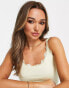 River Island lace trimmed vest top in yellow